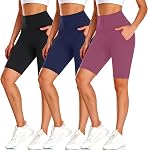 we fleece 3 Pack Biker Shorts for Women-8"/5" High Waisted Workout Running Athletic Yoga Gym Womens Short Pants