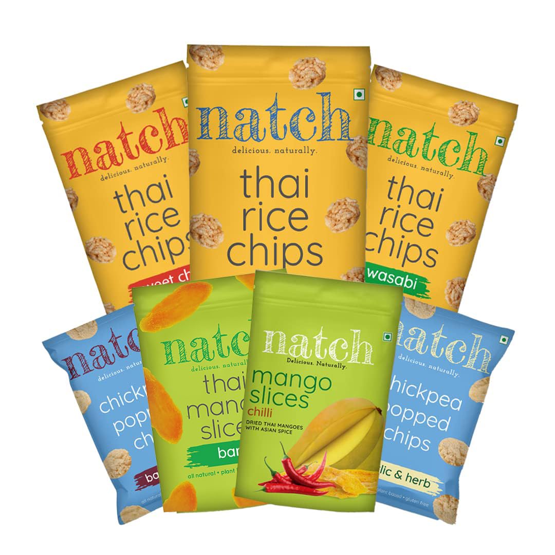 Sponsored Ad - Guilt Free Snacks, Try Them All Variety Bundle, All Natural, Vegan, Gluten Free, (Pack of 7)