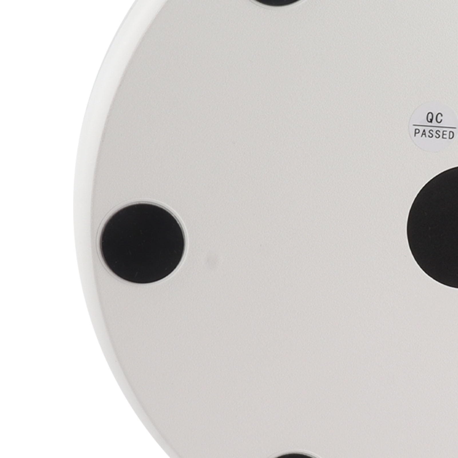 Bewinner Plato Giratorio Eléctrico con Luz LED, Motor Silencioso de 25 Cm, Capacidad de Carga de 20 Kg, Soporte de Exhibición de Rotación de 360° para Figuras de Cosméticos de Joyería, ABS (WHITE)