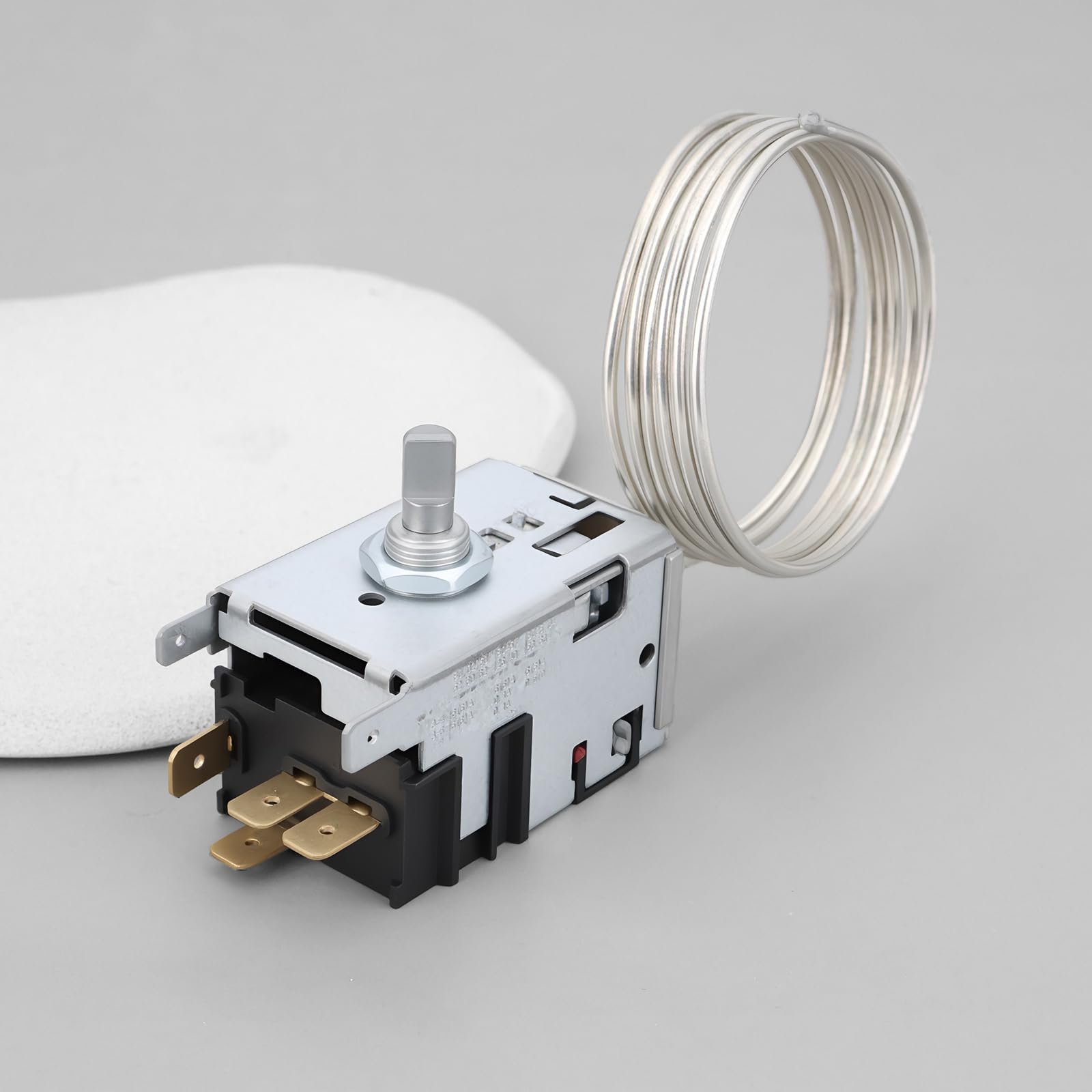 1 Pièce Thermostat de Réfrigérateur 077B3642 Capillaire 6,3 mm Compatible avec Danfoss Réfrigérateurs