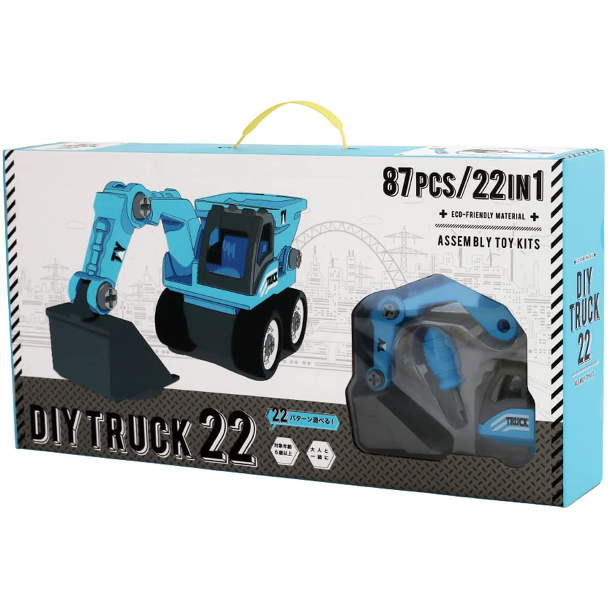 Amazon | [マグネット] DIY TRUCK 22 組み立て 分解 知育玩具 22