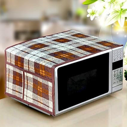 KANUSHI Industries Microwave/Oven Top Cover with 4 Utility Pockets (VAR1-MICRO-NW-NEW-09-TOP)