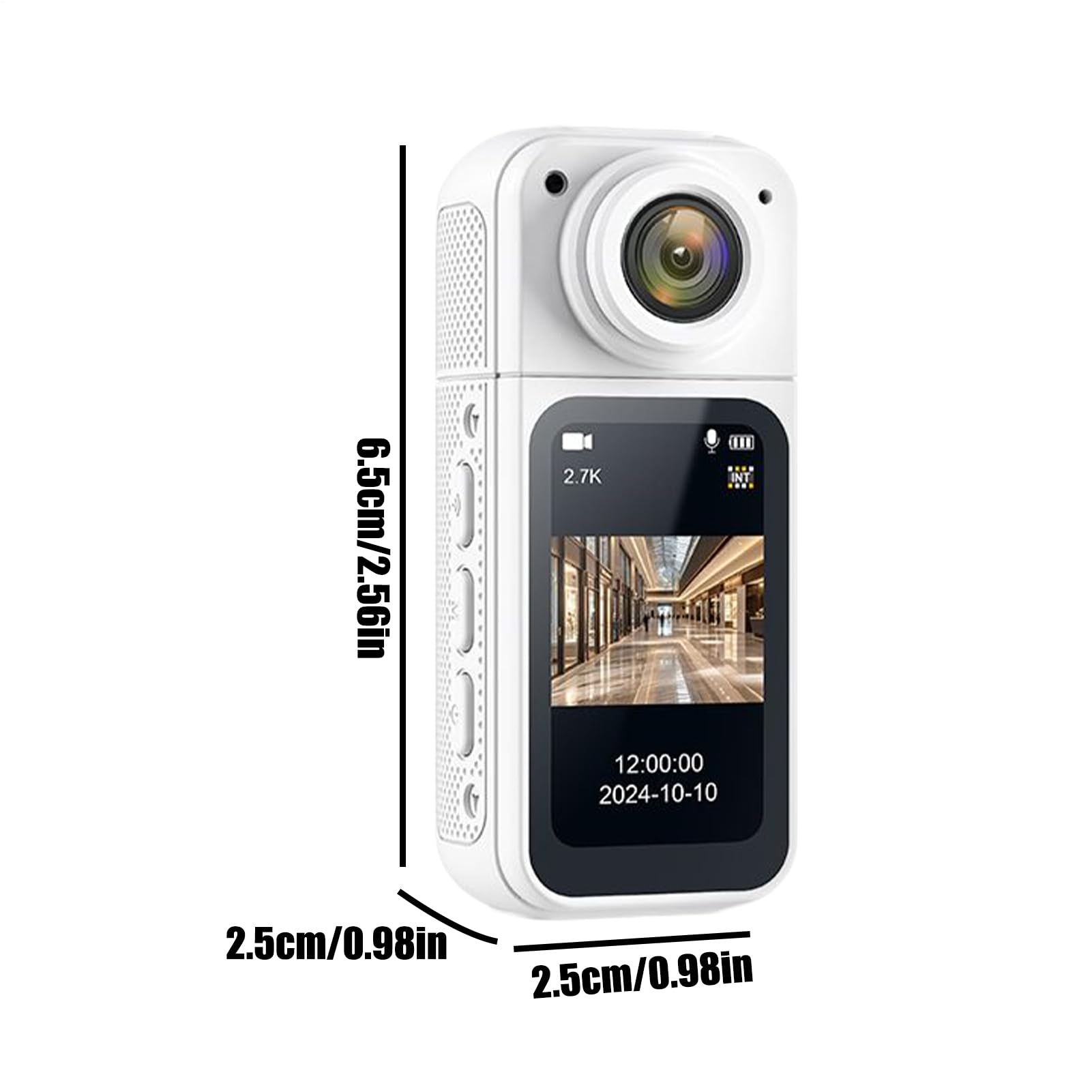 Videocamera A Pollice Telecamere Corporali Con Registrazione Audio E Video | Elettronica Per Video E Foto Ideale Per Vlogging Viaggi Bambini Animali Famiglia