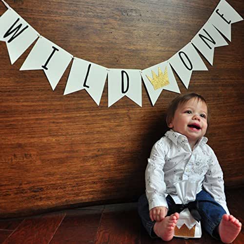 Amazon.com: Wild One Banner. Wild One First Birthday Banner. Wild One ...