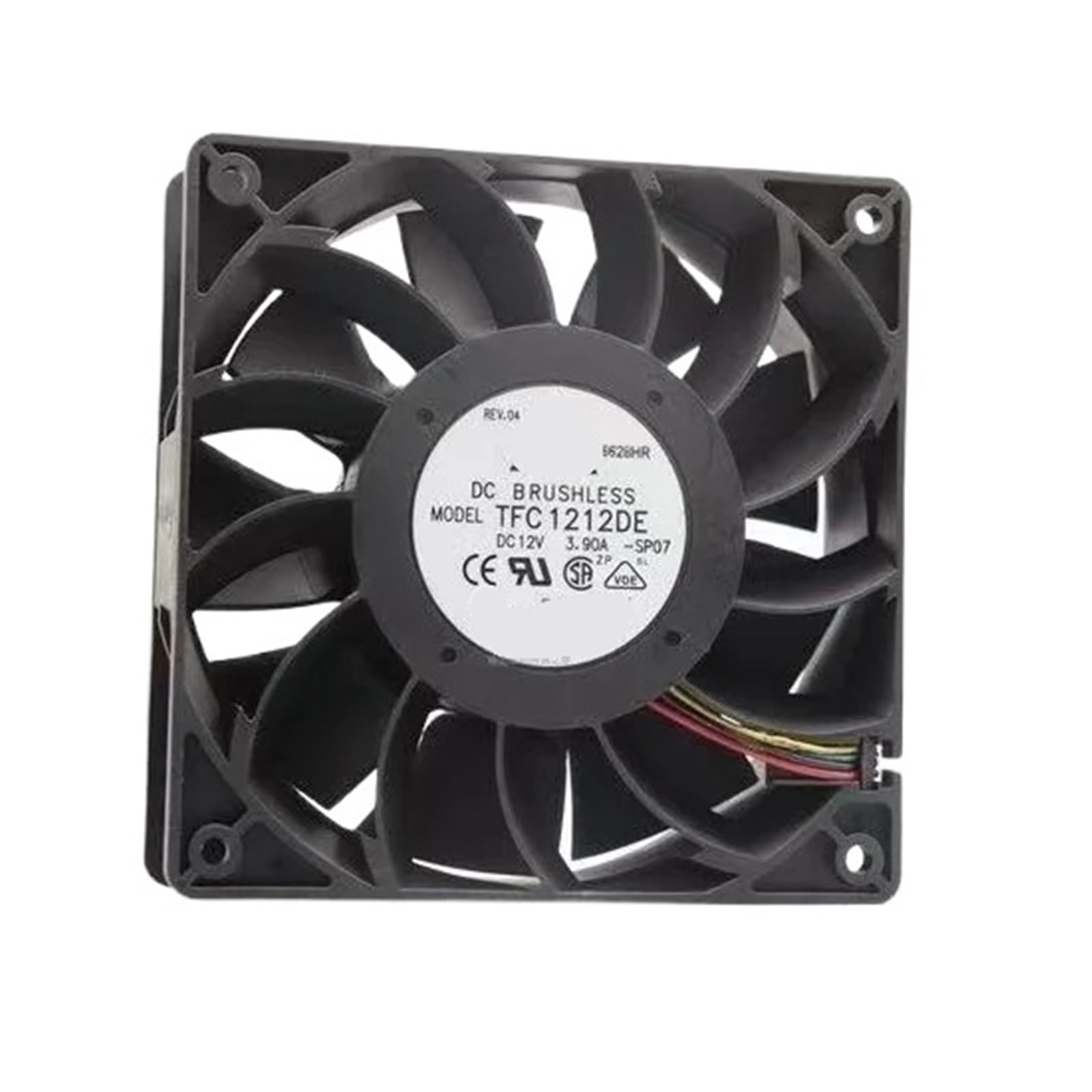 Vdoqtljt One Color Tfc1212de-5B66 120X120x38mm 12V 3.9A 4800Rpm 190Cfm Fan