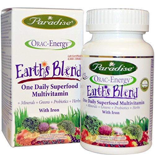 Orac Energy Earth's Blend with Iron Paradise Herbs 60 VCaps