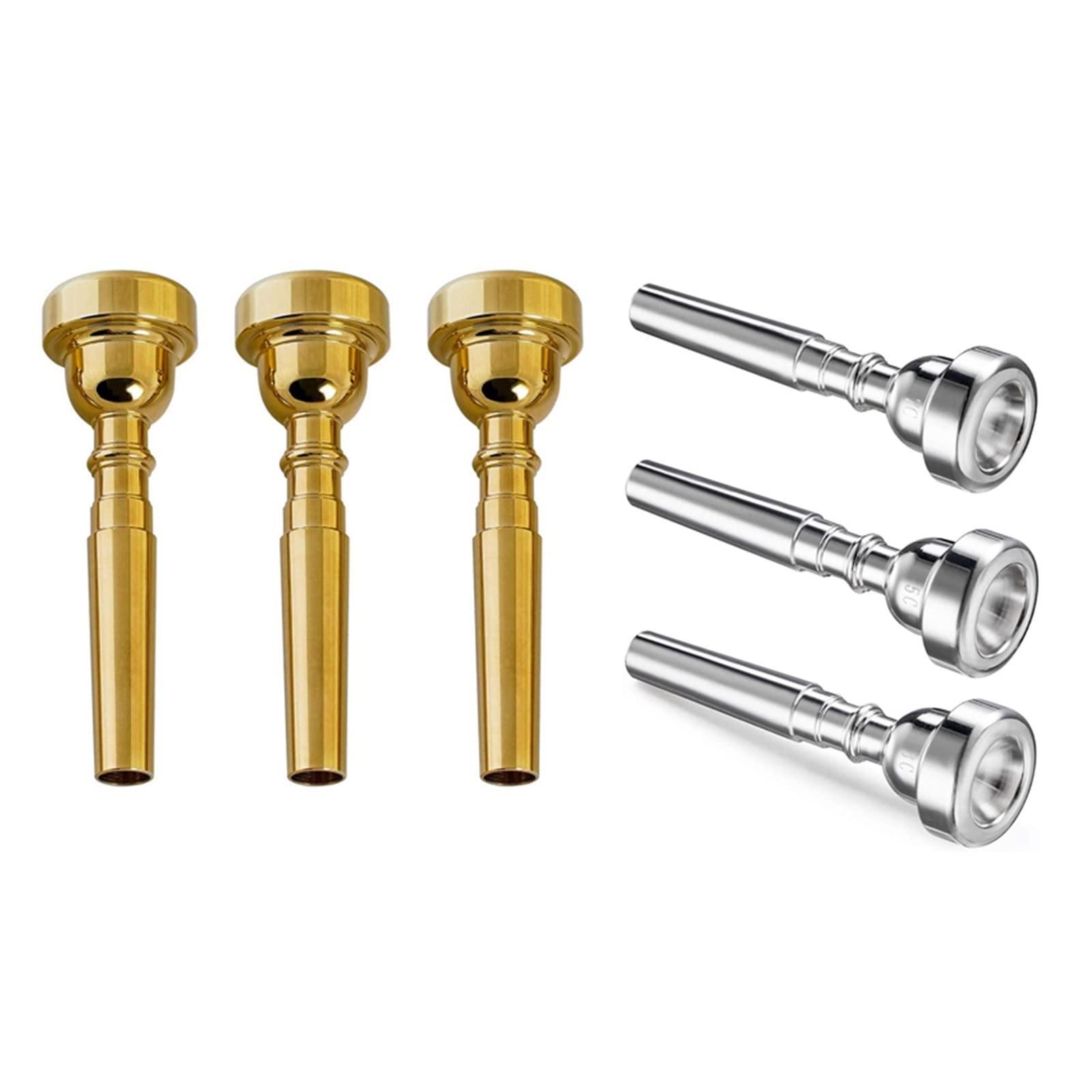 Bocchino for Tromba 7C 5C 3C Bocchino for Tromba Set di Accessori for Strumenti Musicali di Ricambio (Confezione da 3)