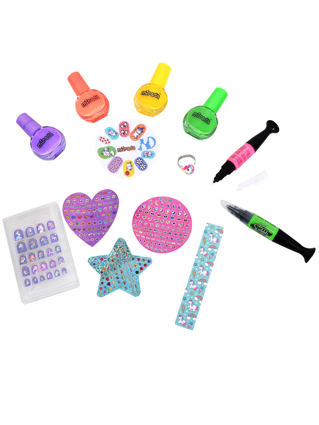 Mirada Ultimate Glow Nail Party Nail Art Kit for Girl - Image 4 thumbnail
