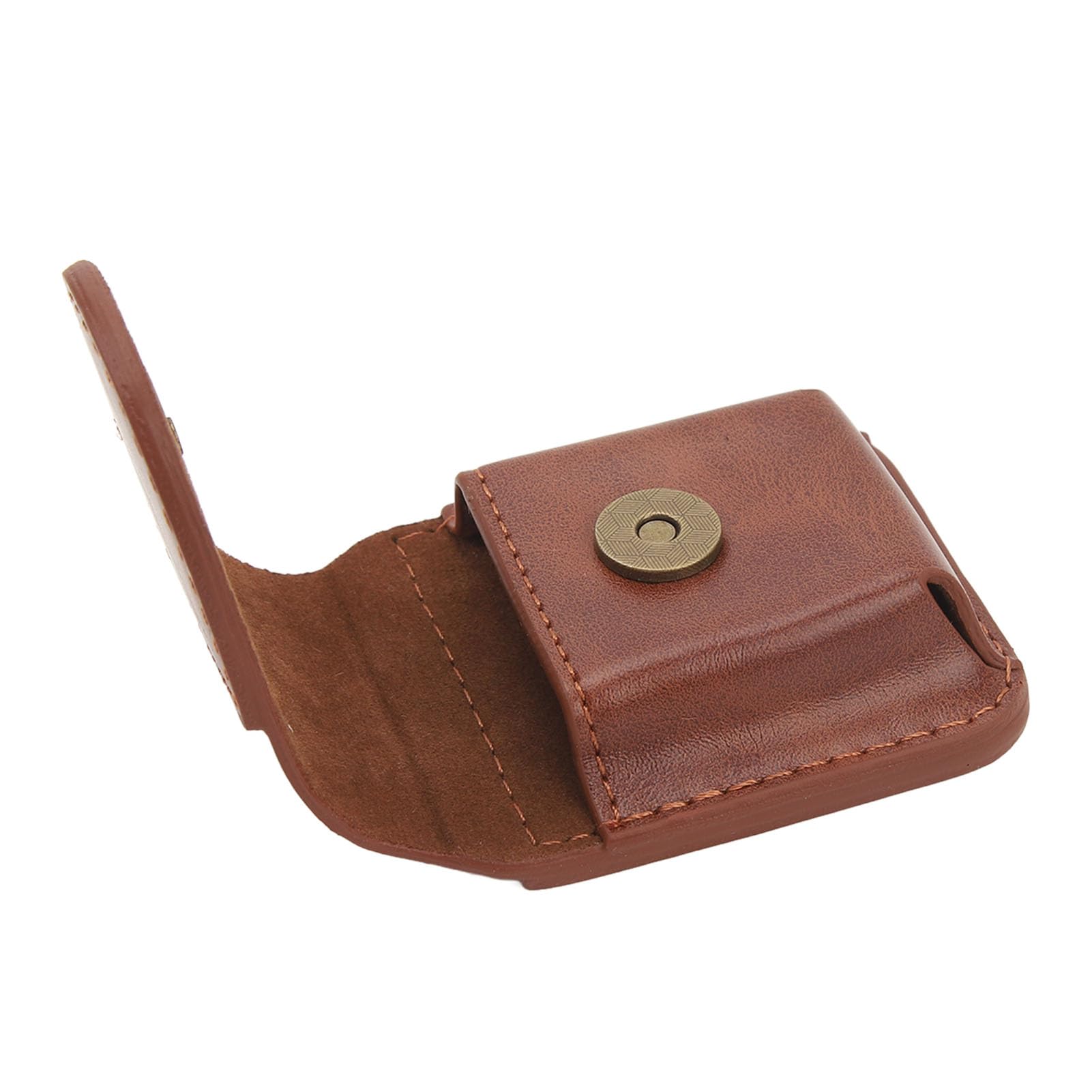 Briquet au kérosène, briquet en cuir, briquet portable vintage en métal, briquet rechargeable