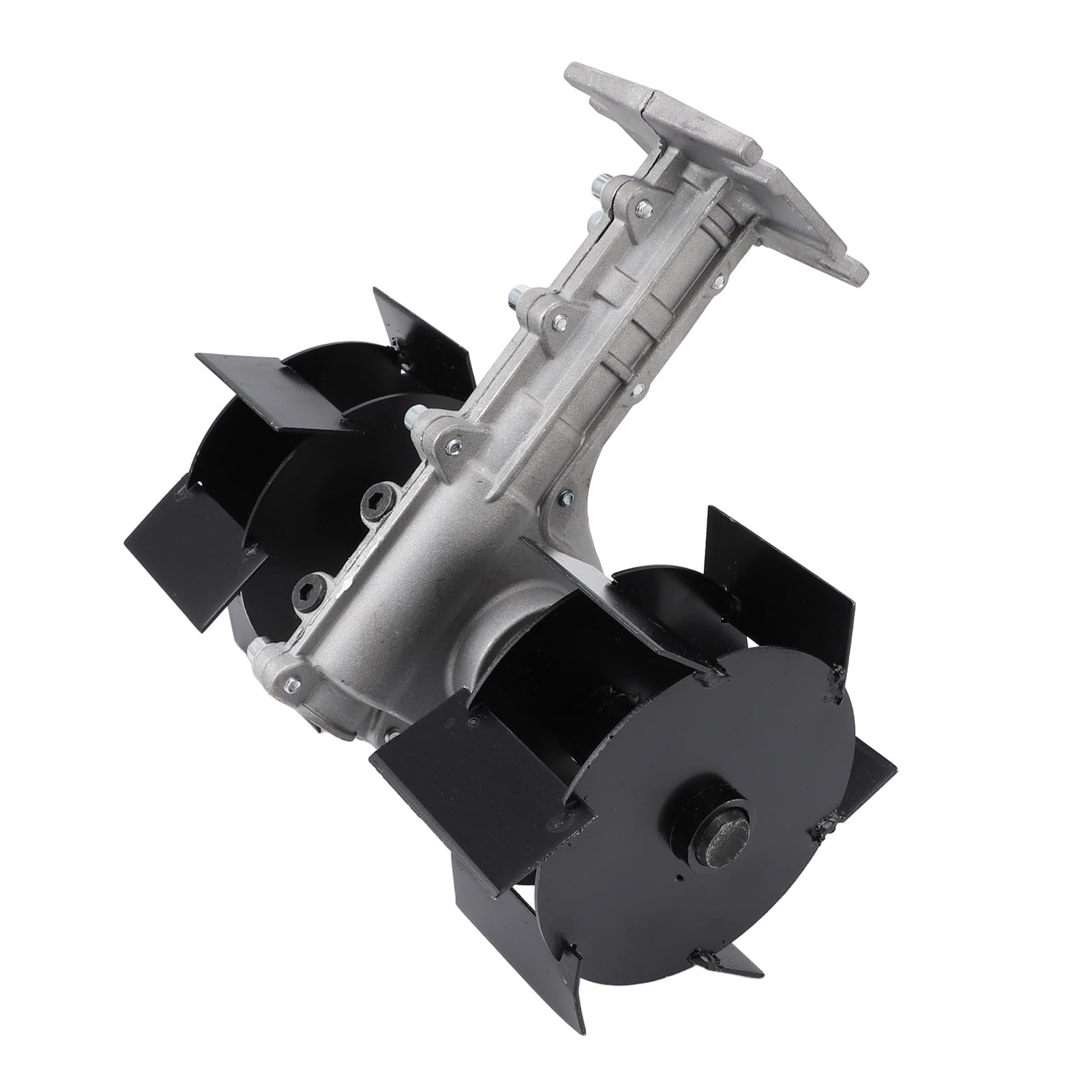 Rueda de aflojamiento multifuncional de metal para cortacésped, para airear y cortar el césped. (Idksam)