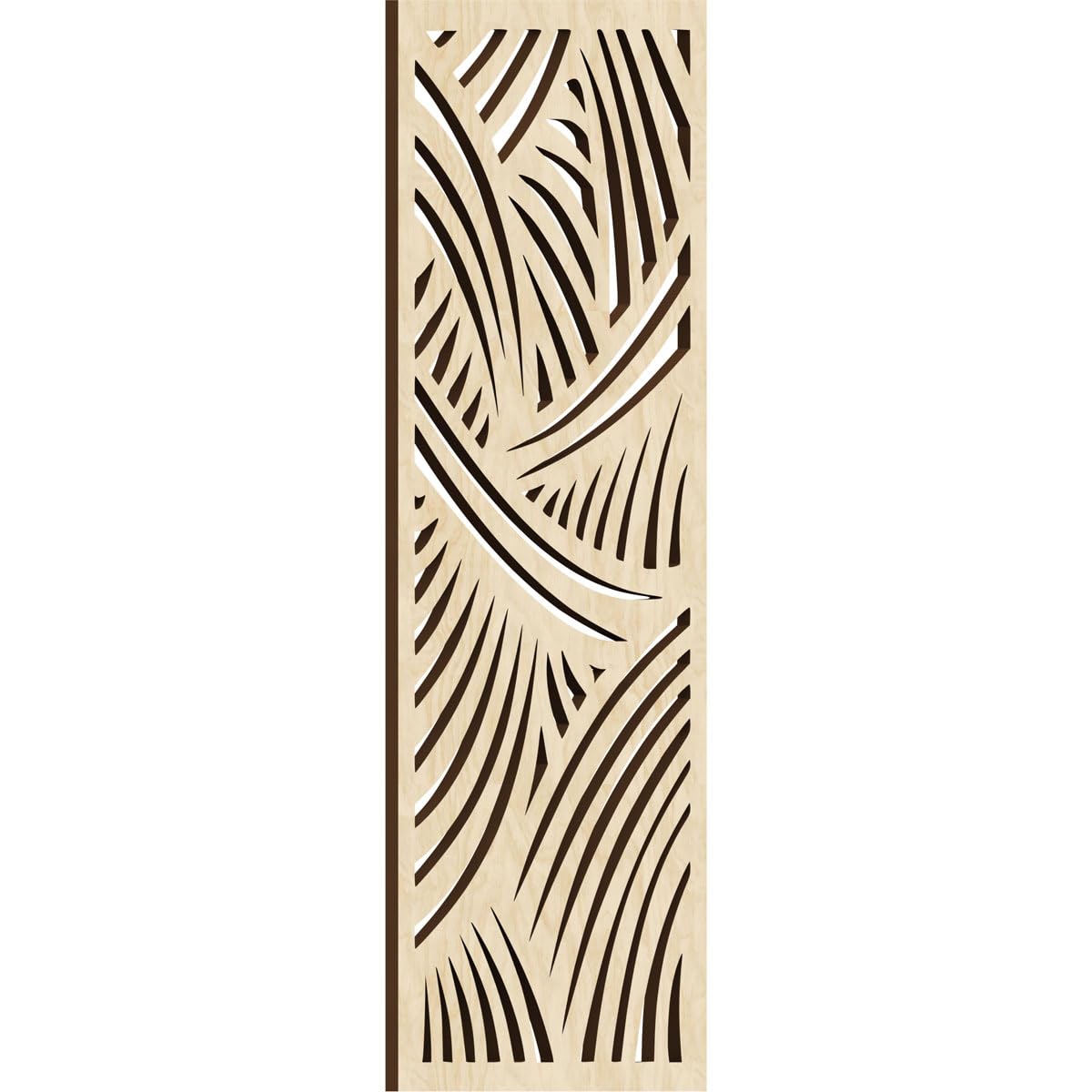11 3/8"W x 29 3/8"H x 3/8"T Chester Decorative Fretwork Wood Wall Panels, Birch