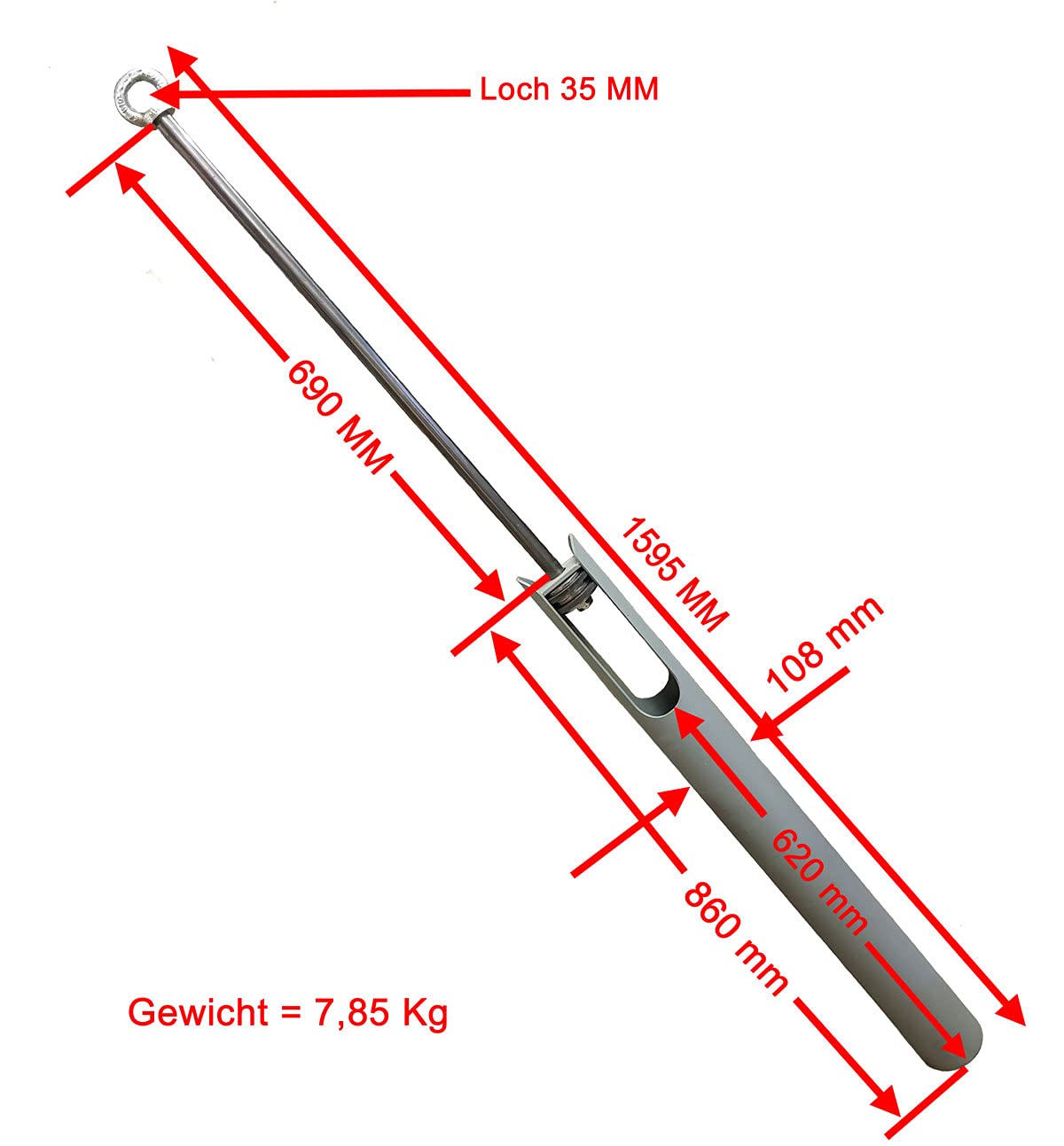 Kiespumpe Kellerpumpe 108mm - für Brunnenbau mit einem Erdbohrer Brunnenbohrer Brunnenrohr