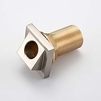 Vista 9 de sumerain Grifo de bañera en cascada de níquel cepillado con pulverizador, caño de bañera con desviador