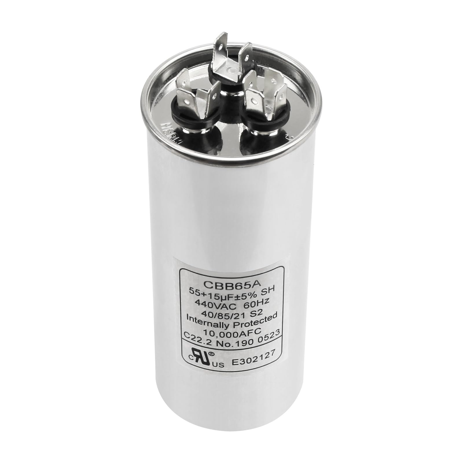 Condensateur de moteur pour climatiseur de véhicule récréatif 55/15 MFD pour moteur à courant alternatif Dometic 3314471.017