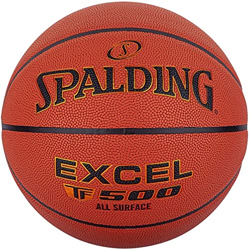 Spalding, Excel TF 500, Basketball, Size 6, Basketball, Certified Ball, Material ZK Composite, Indoor and Outdoor, Non-Slip