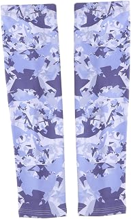 HEMOTON Manga De Protección Solar Para Brazo Elástica y Transpirable Para Actividades Color Azul Marino