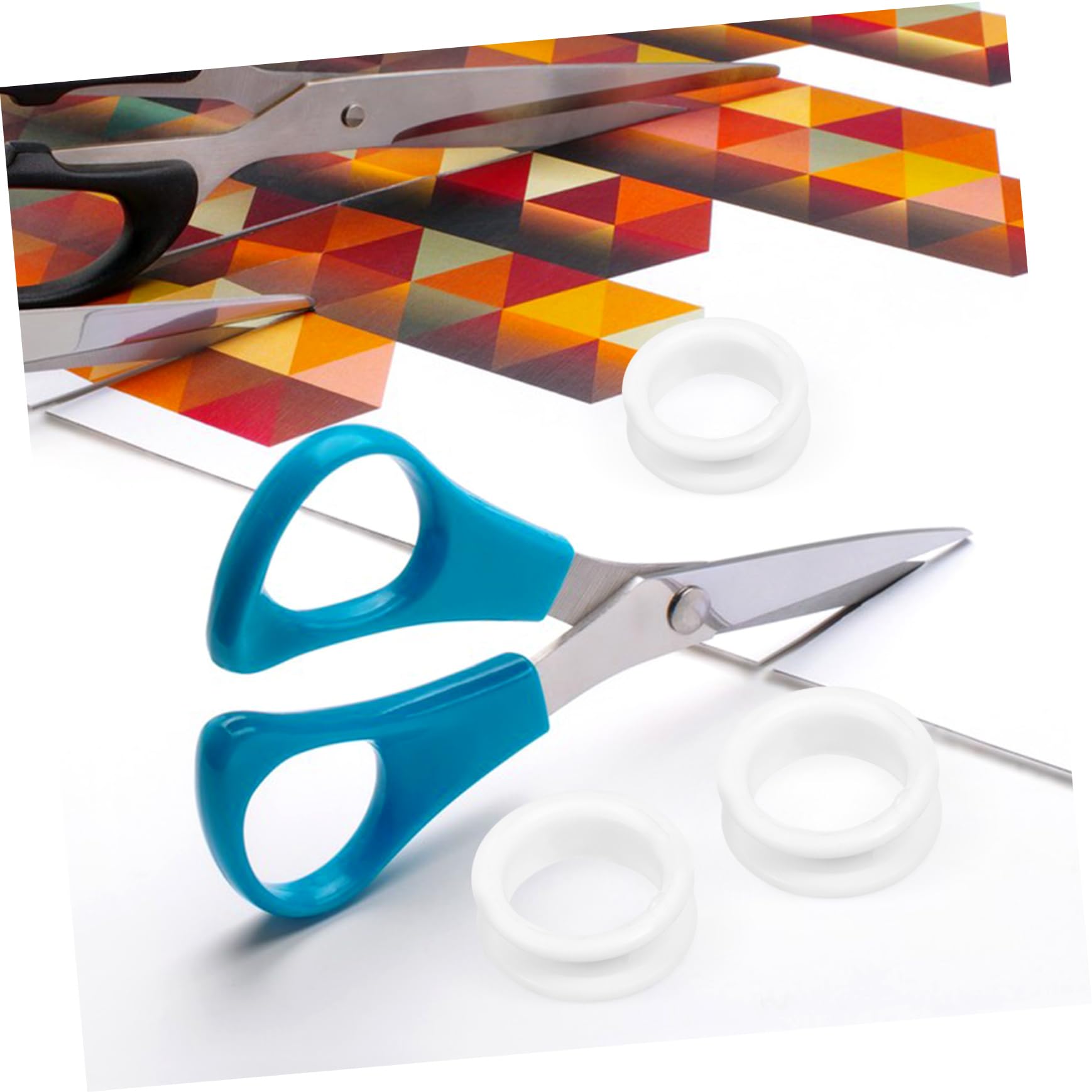 10x Silikon Fingerringe Für Scheren - Rutschfester Halt Für Friseur & Haustierscheren