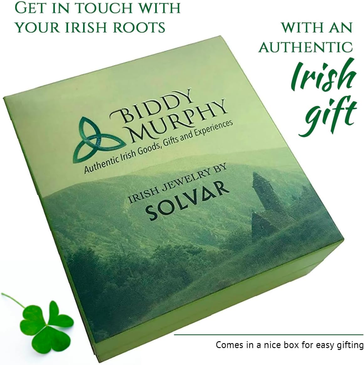 Biddy Murphy Irish Celtic Cross Pendant Necklace for Women, 925 Sterling Silver, Ornate Traditional Jewelry, Small 7/8", 18" Length Chain Made in Ireland - Image 10