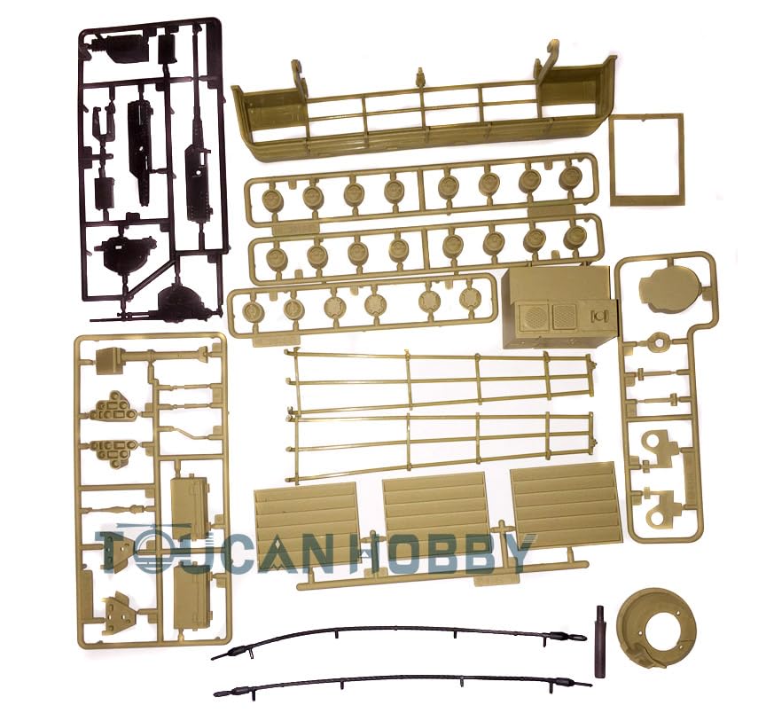 wheelfun Heng Long RC Tank Decoration Plastic Parts Bag for 1/16 USA M1A2 Abrams RC Tank 3918 Spare...