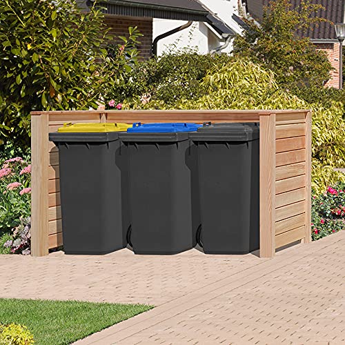 Triple Wheelie Bin Storage Quality Plastic Sheds