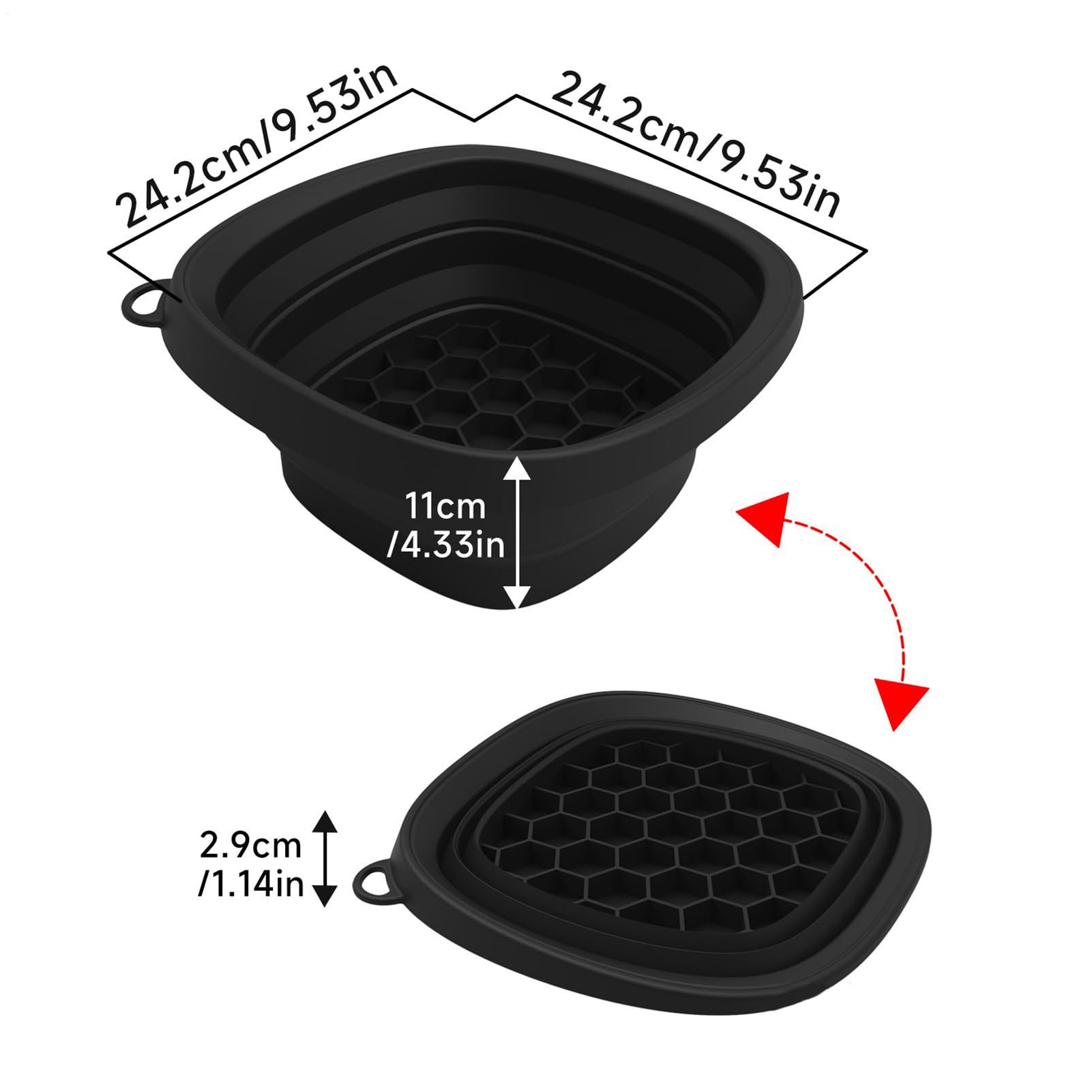 Bol De Hielo Facial | Bol Plegable De Silicona Para Baño De Hielo Facial,Accesorio De Spa Plegable Con Bandeja Integrada Para Cuidado De La Piel Reduciendo Hinchazón Y Firmeza