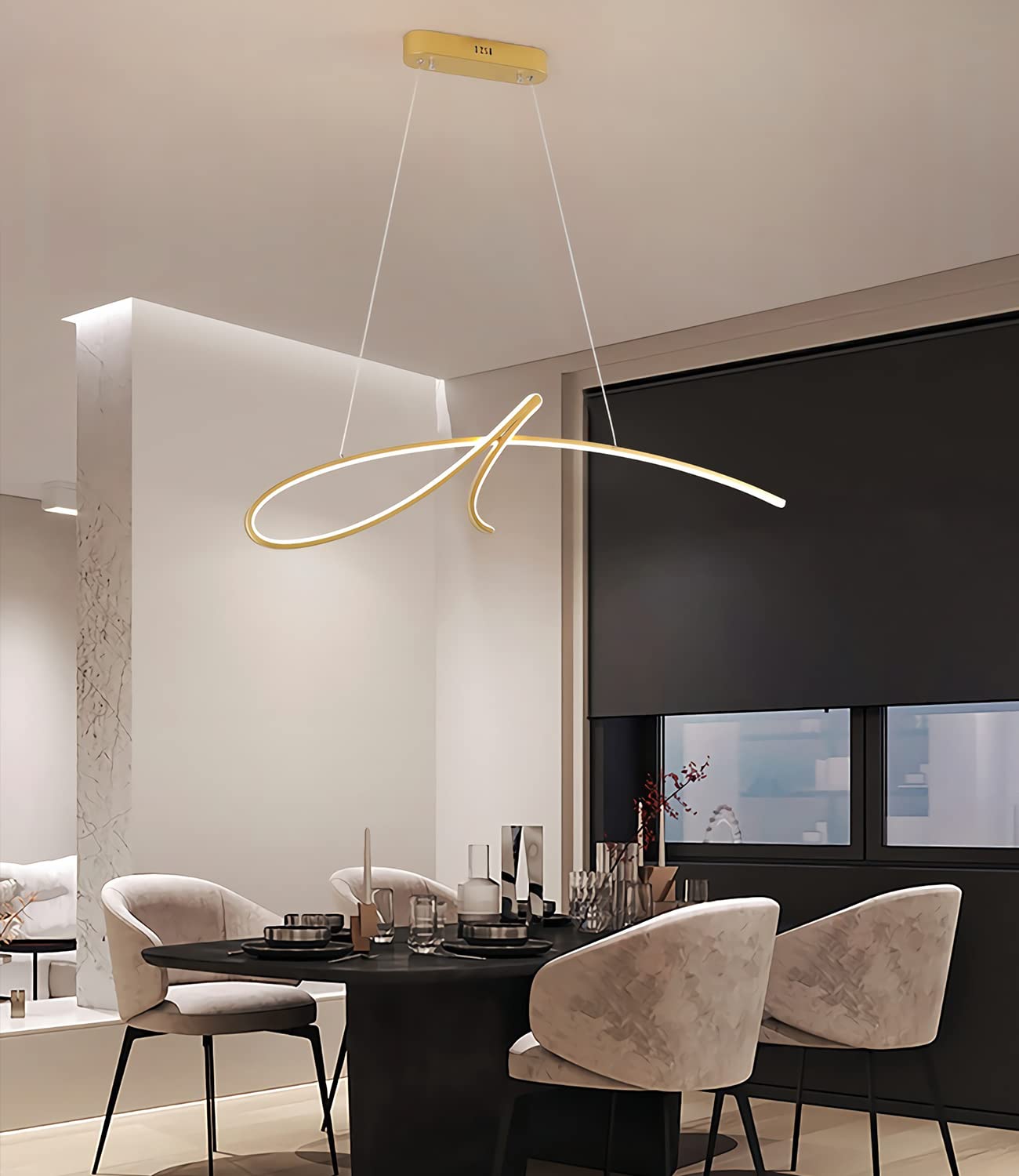 LED Dimbare hanglamp aan snoer LED/50W/230V 3000-6500K AB