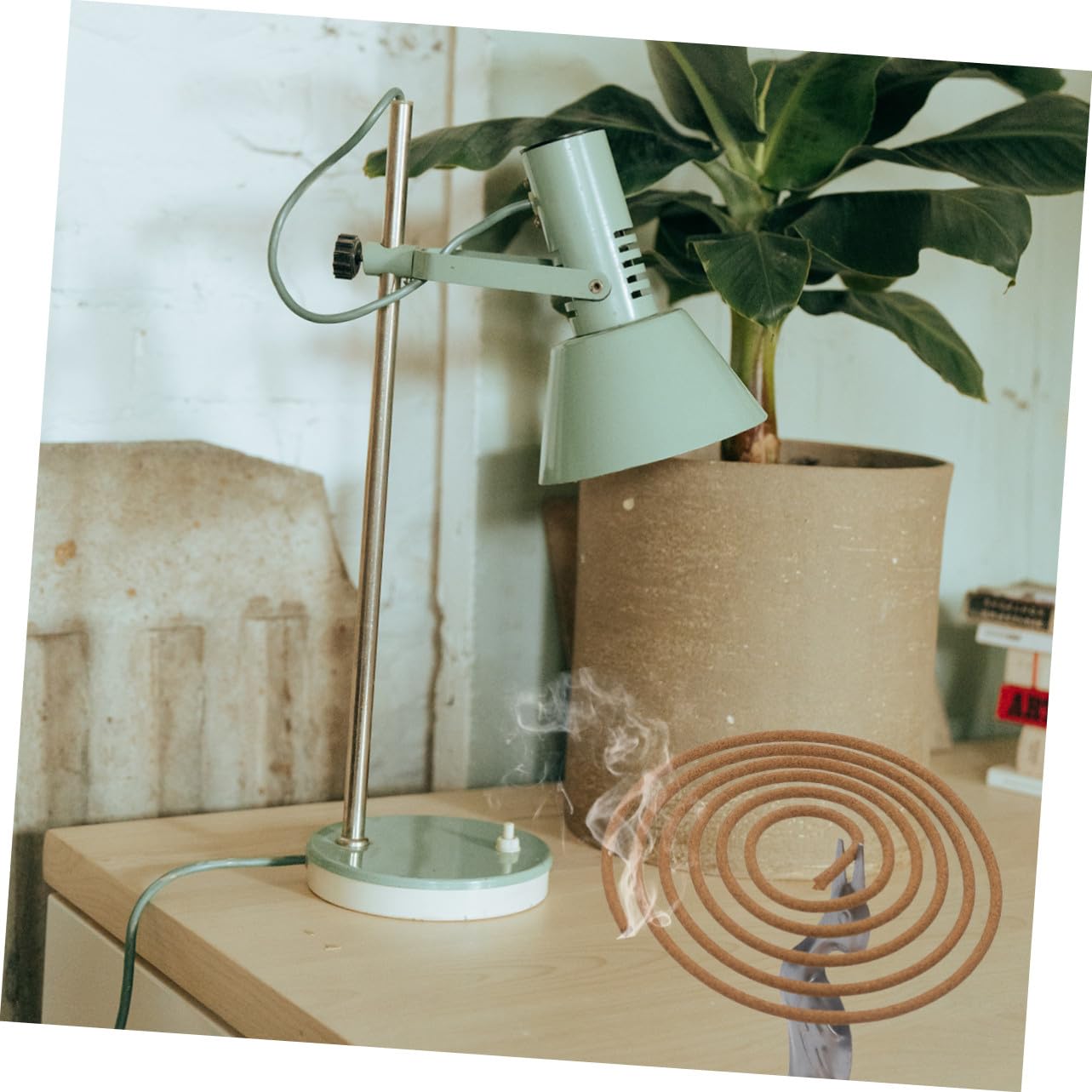 Incienso Incluye Soporte Natural para Interiores de Sándalo en Espiral Varios Estilos Aroma Fresco y Quemado Aromático Adecuado para Hogares y Meditación