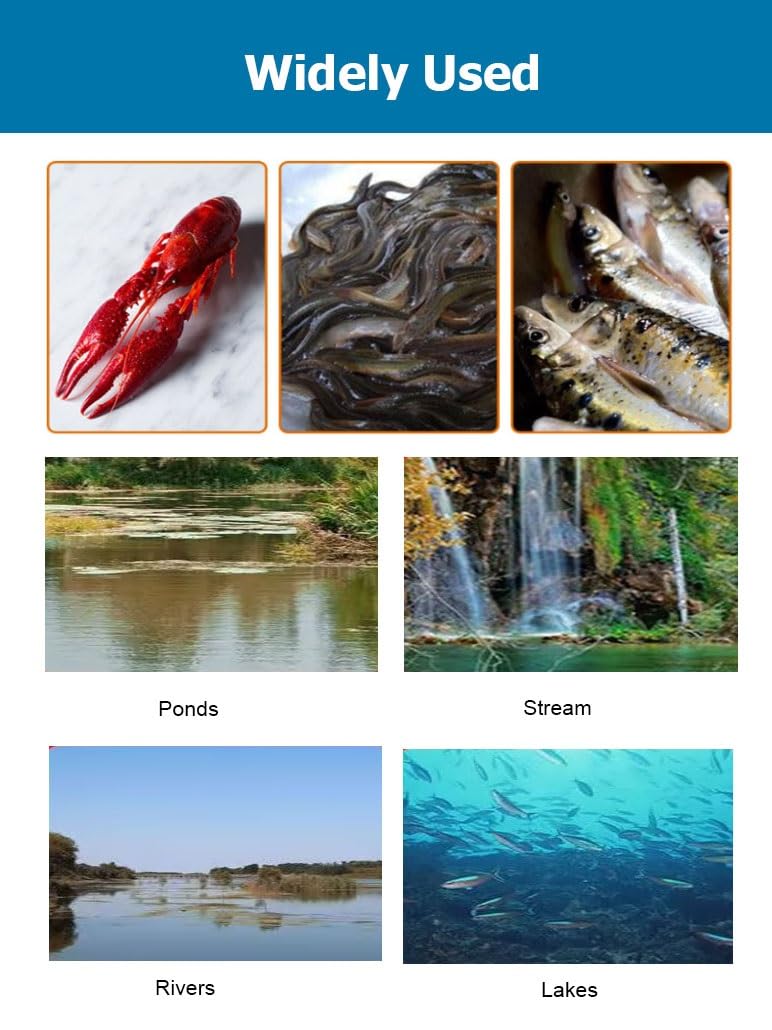 Trampa for cangrejos de río, Trampa for cangrejos, Jaula for Red de Pesca con Cebo, Trampa automática for Amantes de la Pesca. Atrapa más Peces fácilmente.