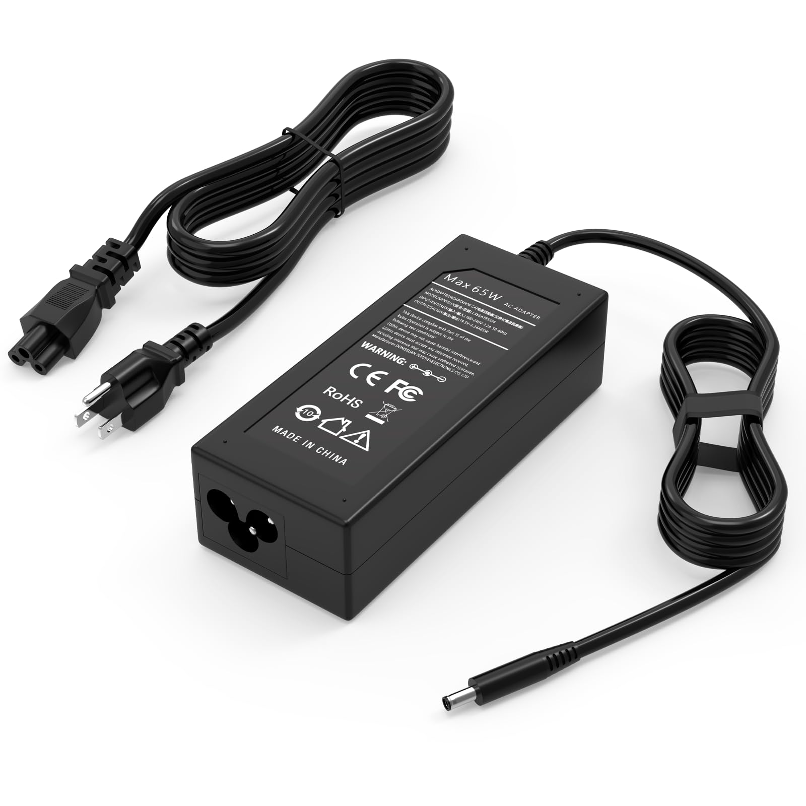 Dell Inspiron 15 Laptop Charger - AC Adapter For 3000, 5000, 7000 Series & XPS Models
