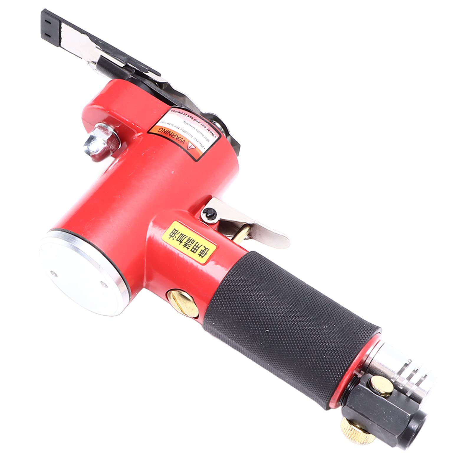 Pulidora neumática KP-6903, mini lijadora‑pulidora de aire con diseño ranurado, pulidora excéntrica de 14.000 rpm para espacios, esquinas y superficies irregulares, incluye 3