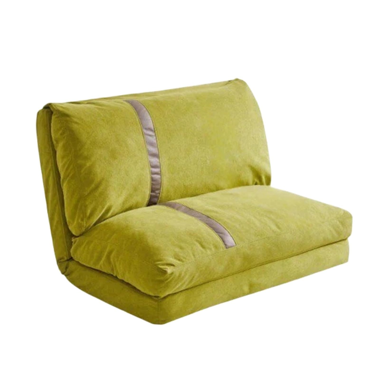 Strona główna Leniwa sofa Tatami Pojedynczy fotel wypoczynkowy Mała do głównej sypialni i balkonu Worek fasoli(Green,Duży)