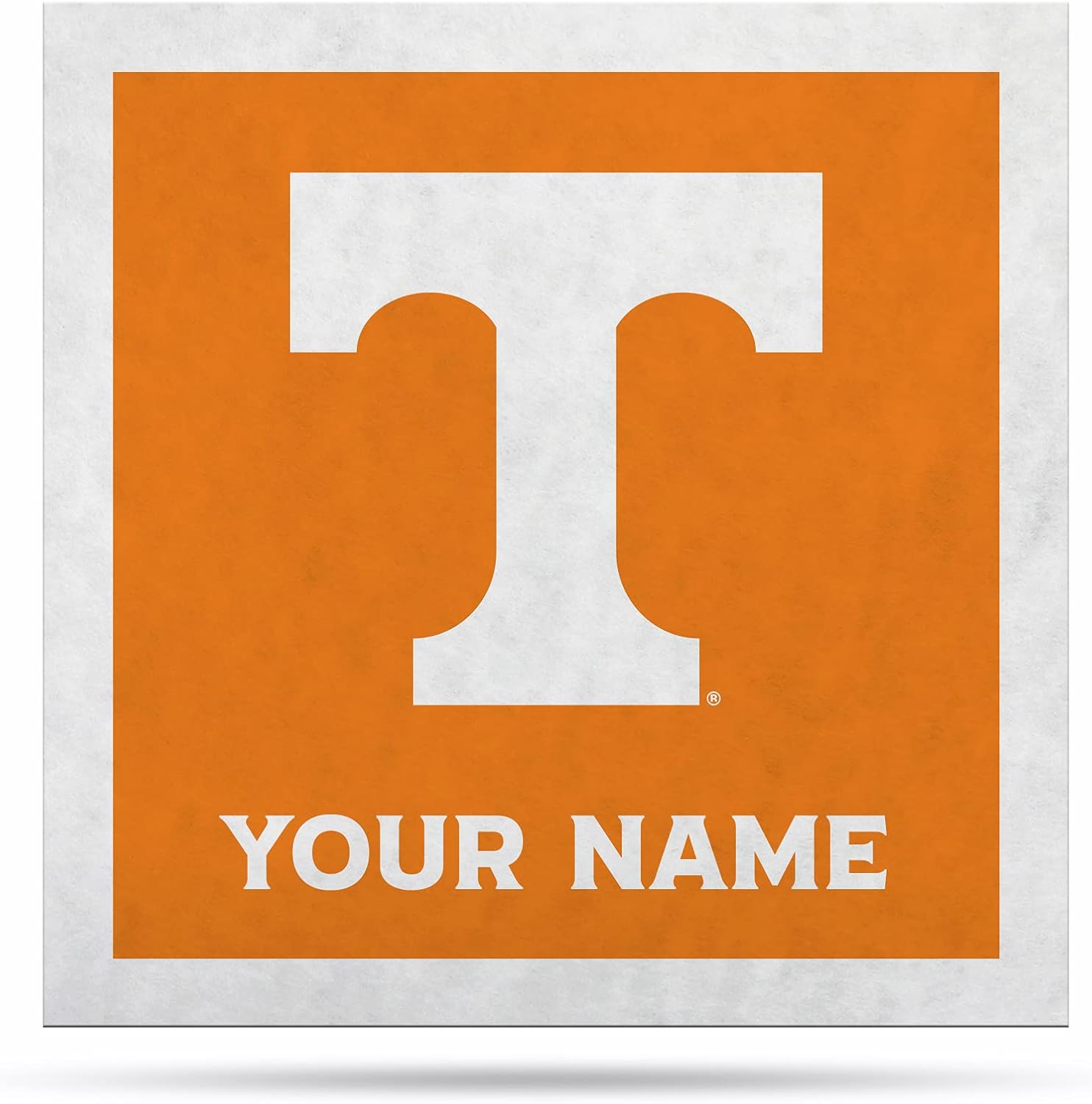 Rico Industries NCAA Tennessee Volunteers Personalized 23" Felt Wall Banner - Sports Decor for Man Cave, Game Room, Office & Bedroom - Long-Lasting, Customizable Wall Decorations - Made in The USA