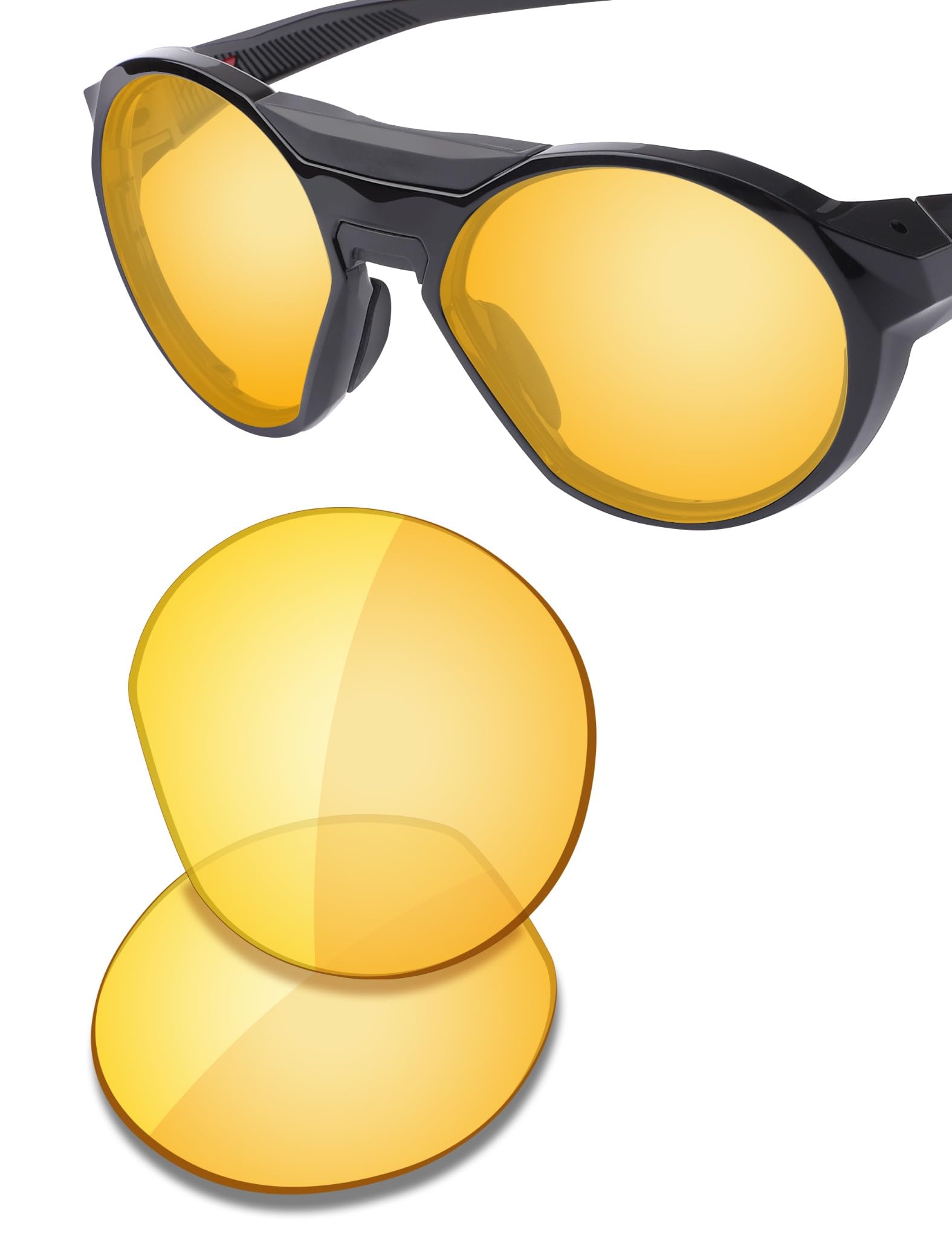 Saucer Lenti di ricambio premium e naselli per occhiali da sole Oakley Clifden OO9440