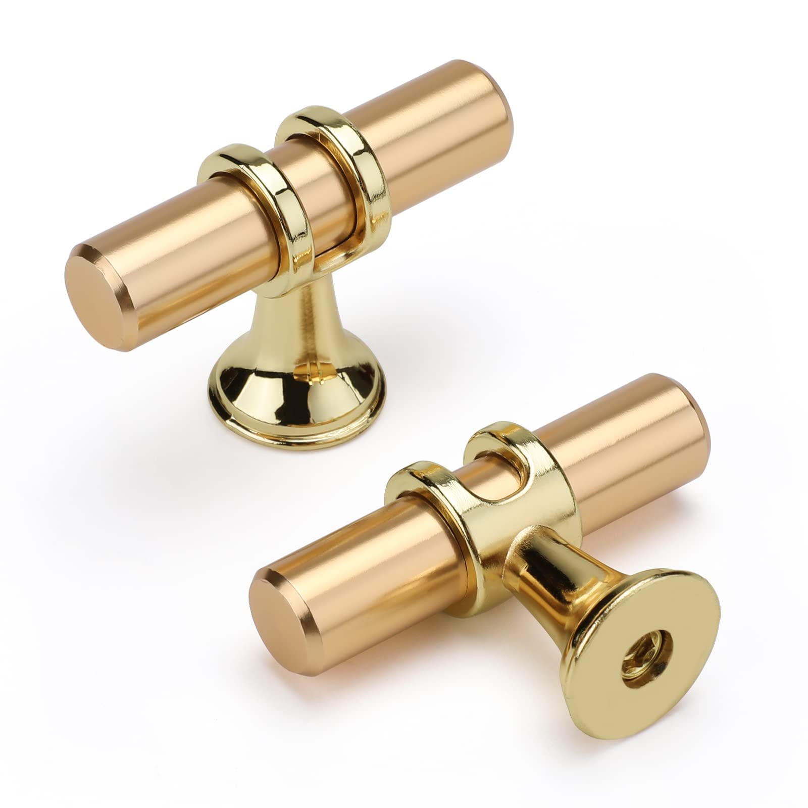 Boutons de cuisine dorés pour harmoniser vos meubles de rangement au quotidien