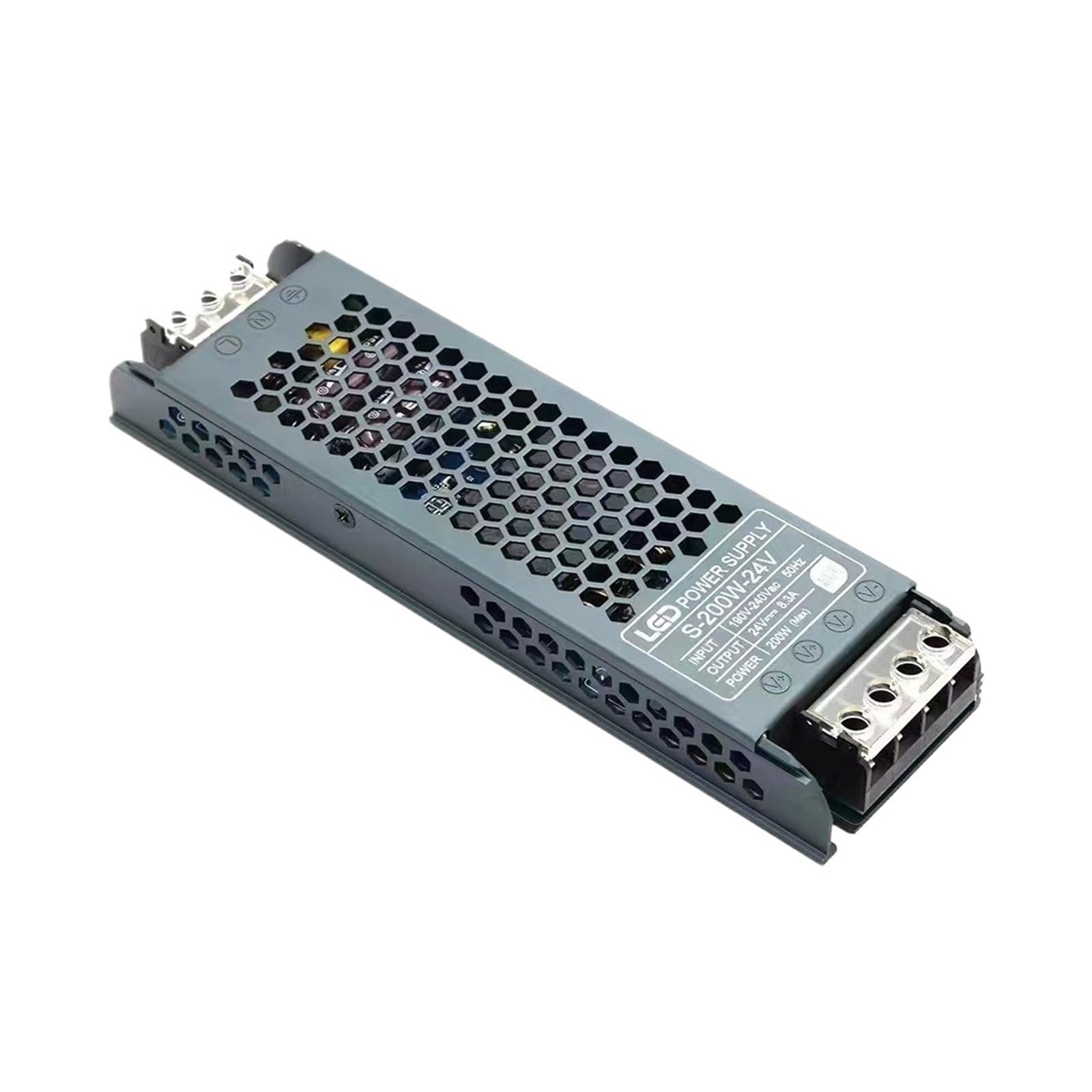 Transformadores de CA CC a fuente de alimentación conmutada de 12V 24V 12 24 V voltios 60W 100W 200W 300W 400W A/D for tira de LED(200W,DC 24V)