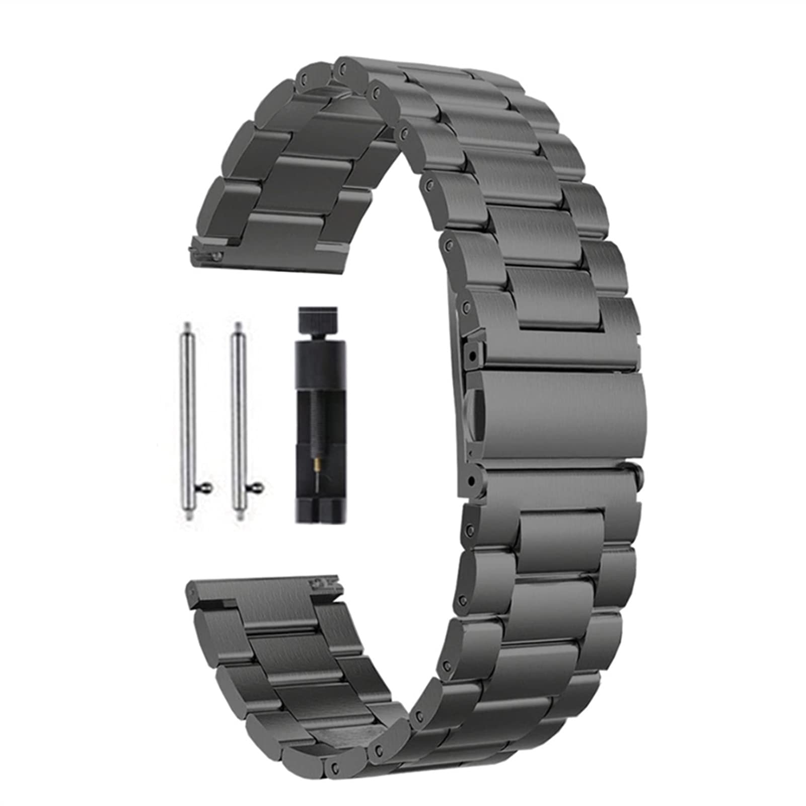 Obejrzyj Pasek klasyczny opaska ze stali nierdzewnej Tradycyjna i inteligentna metalowa bransoletka 20 mm 22 mm