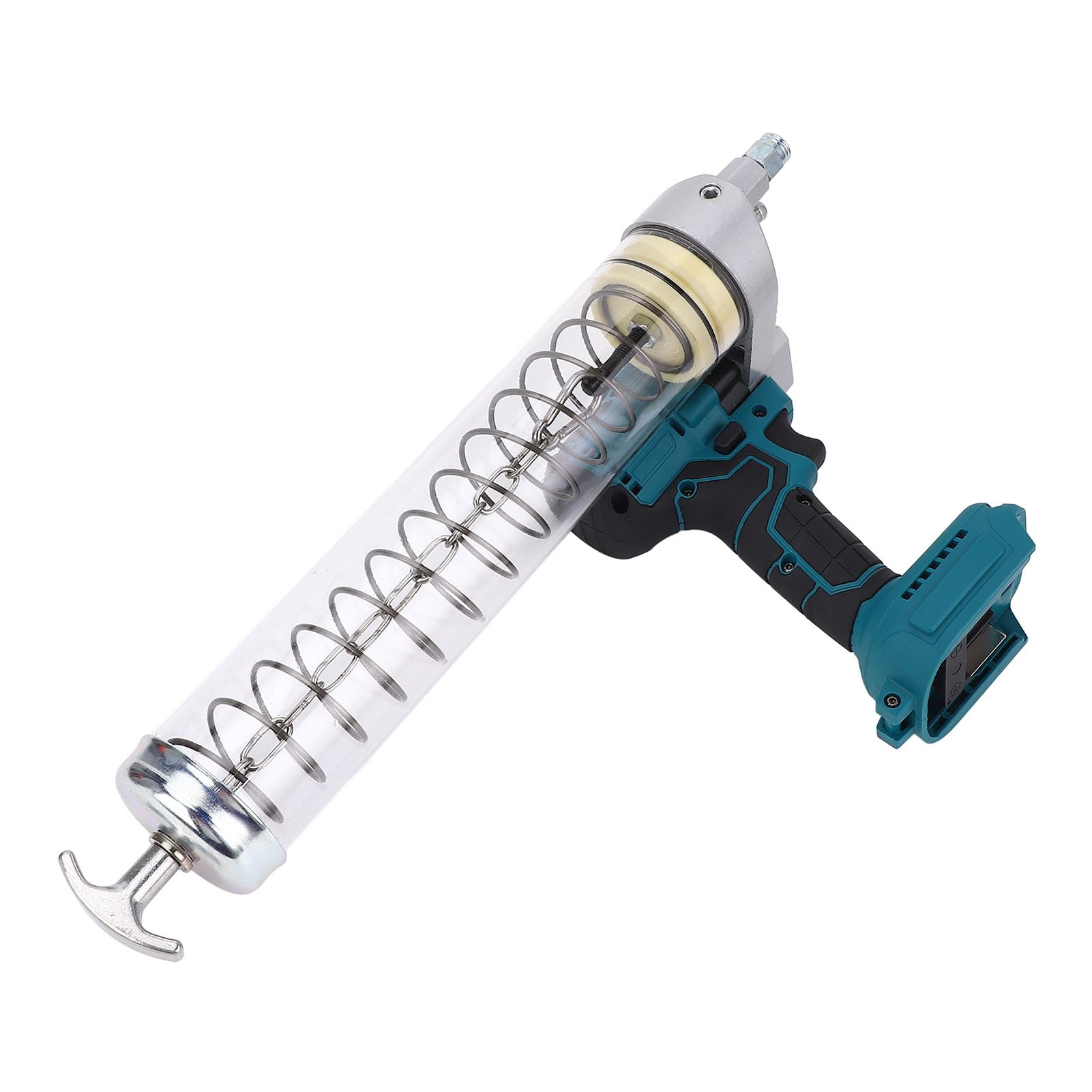 AMONIDA Pistola Engrasadora Inalámbrica de 12000 PSI, Pistola Engrasadora Eléctrica, de Velocidad Mínima de 170 G con Luz LED, Ideal para Mantenimiento de Maquinaria y Uso en Talleres