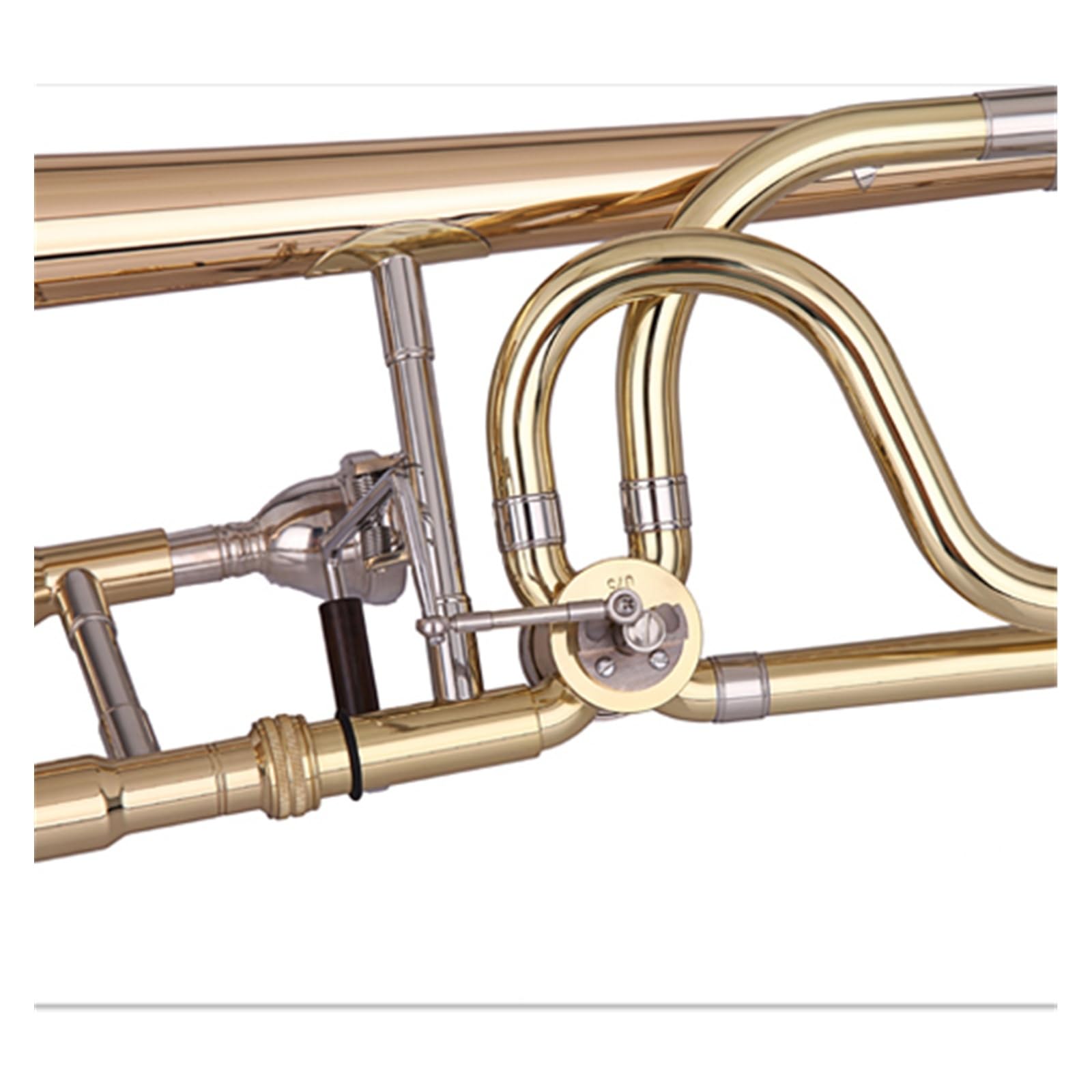 Puzon Profesjonalny puzon B flat biały miedziany instrument