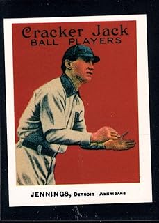 1915 Cracker Jack MLB Baseball Card (Reprint 1993) #77 Hughie Jennings Detroit Tigers MG 2.25 by 3 Inch Trading Card