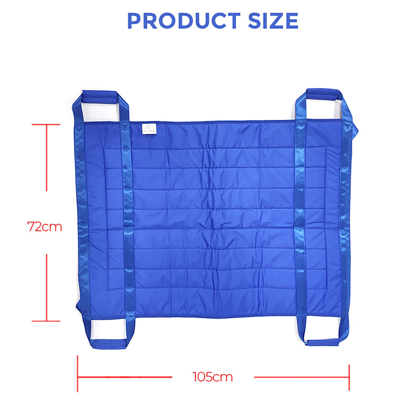 Almohadilla De Cama De Transferencia De Posicionamiento, Sábana De Transferencia De Pacientes De 41''X 28'', Capacidad De Carga De 100 Kg, 4 Asas Reforzadas Fácil De Transferir, Liviana Y Plegable, pa