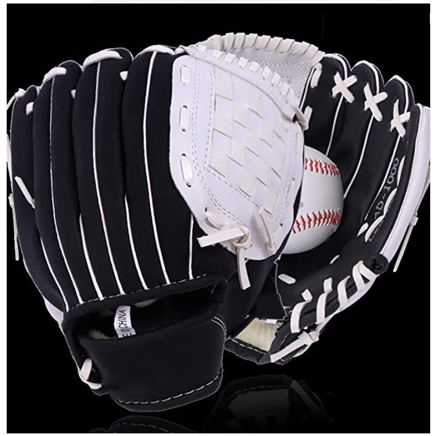 Rękawica baseballowa rękawica baseballowa, rękawica do softballu sporty outdoorowe rękawice baseballowe softball sprzęt do ćwiczeń rozmiar ręka dla dorosłych mężczyzn kobiet trening