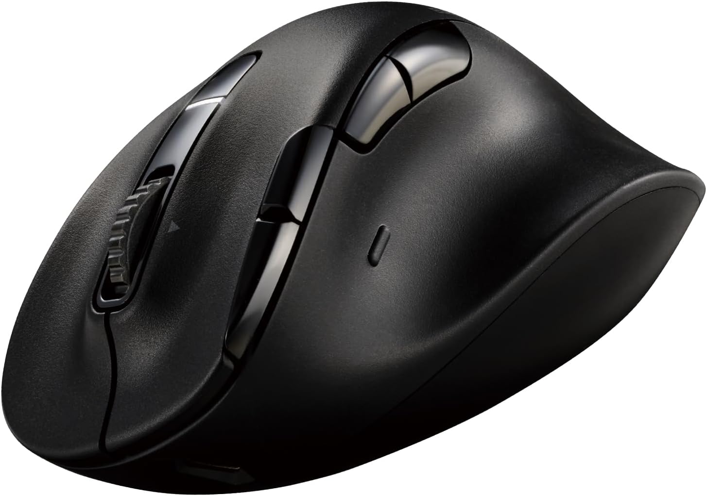 EX-G PRO Ergonomic Mouse, Multi-Device Bluetooth or Wireless USB, Silent Click 8 Button, 1000/2000 DPI, Rechargeable, High-Speed Scroll Tilt, for Windows, macOS, Laptop, PC, Tablet (Large)