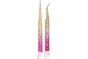 2Pcs Double Ended Nail Art Tweezers Jewelry Rhinestone Nail Sticker Picker Tool