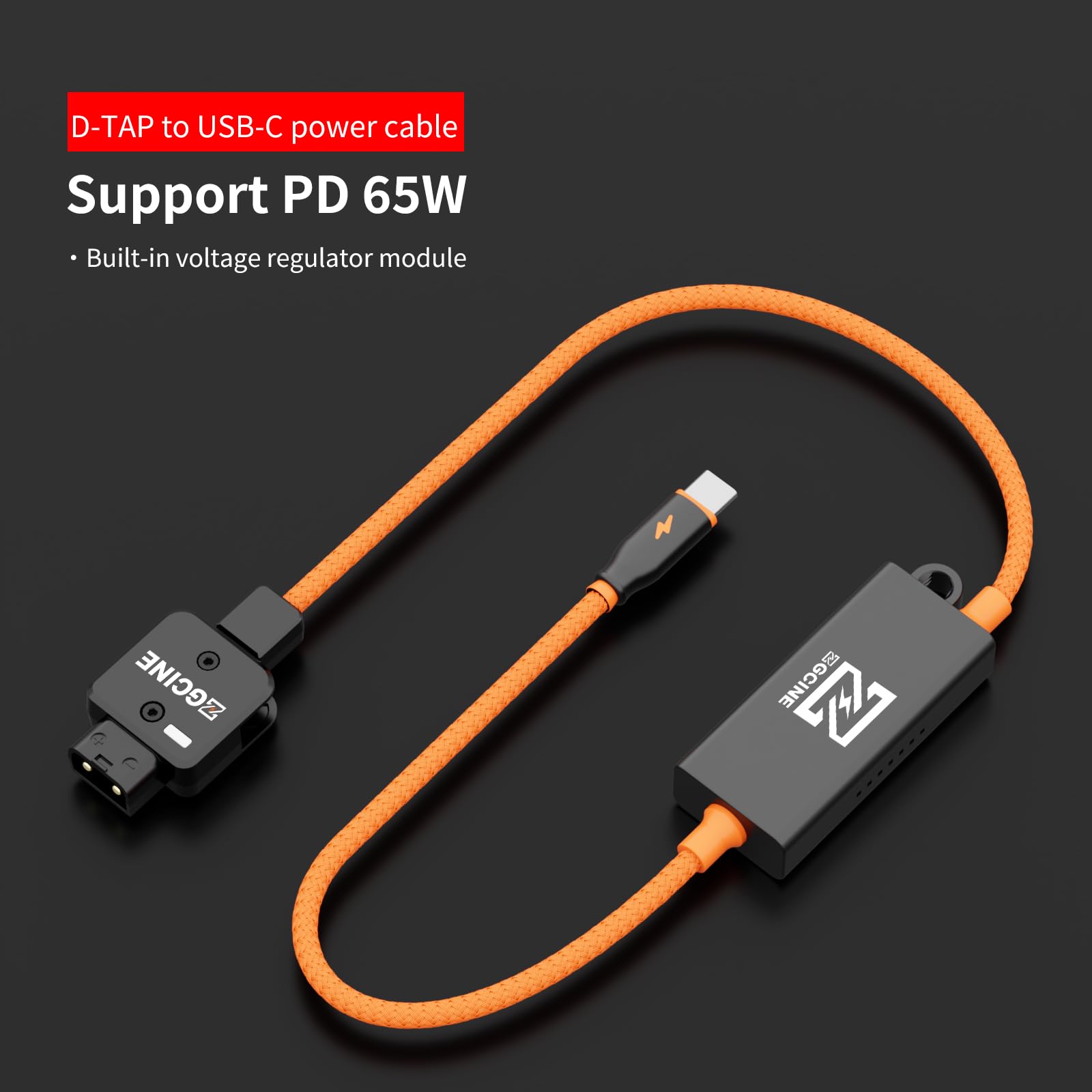ZGCINE DT-PD D-Tap na USB-C PD kabel do ładowania
