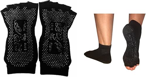 Toe Gel-Lined Compression Socks Toes Separator & Hard Spike Massage