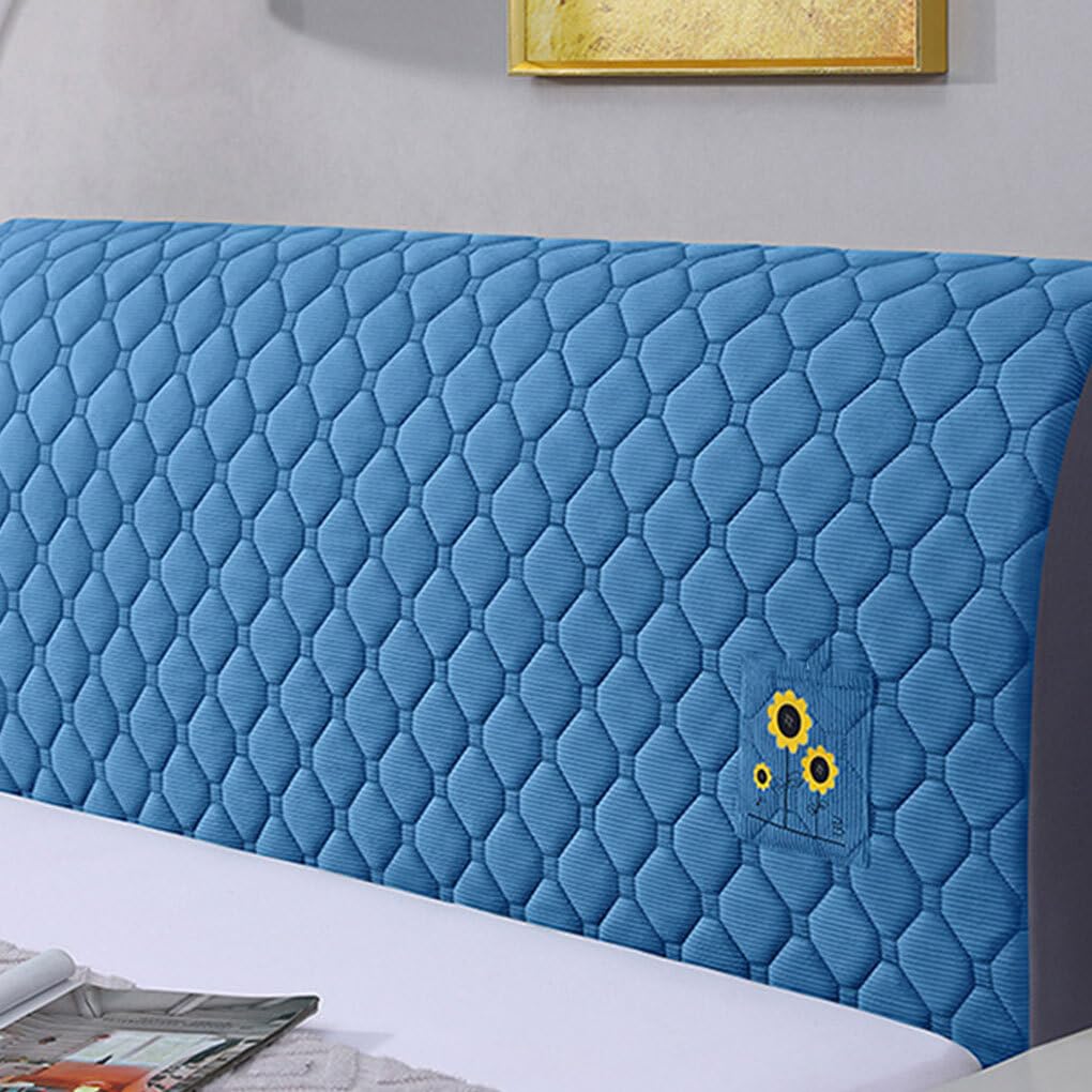 Fodera per testiera Aggiorna la camera da letto con facilità Fodera per testiera Fodera per testiera Queen Fodera per testiera letto completa, Gary, 180x65 cm