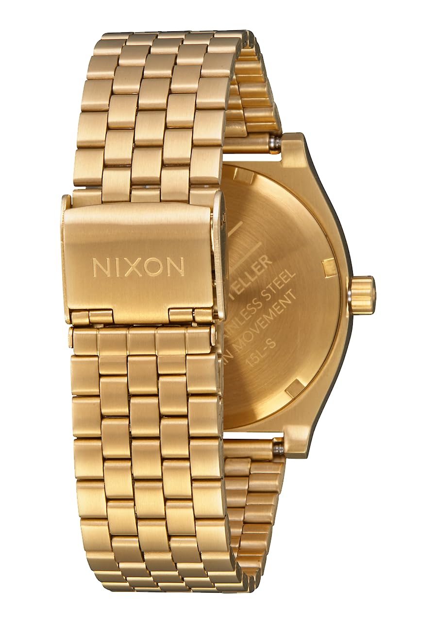 Nixon Męski analogowy zegarek kwarcowy z paskiem ze stali nierdzewnej 258353
