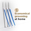 FURR By Pee Safe Face Razor For Women Facial Hair Reusable With German Blade For Smooth & Instant Hair Removal For Eyebrows, Upper Lip, Forehead, Chin & Sideburns With Protective Sleeve, Pack Of 1 gallery image
