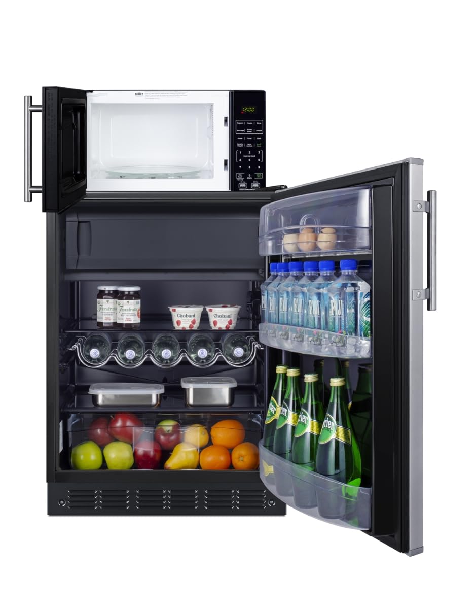 212 Main Microwave & Refrigerator-Freezer Combination with Allocator