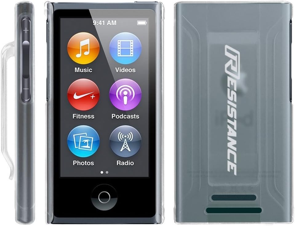 Resistance + iPod Nano 7th Generation Case + iPod Nano 7th & 8th Case - iPod Nano Case with Clip (Clear) - iPod Nano Cases